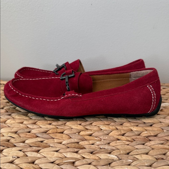 Alfani Men's Red Suede Loafers - Picture 4 of 4